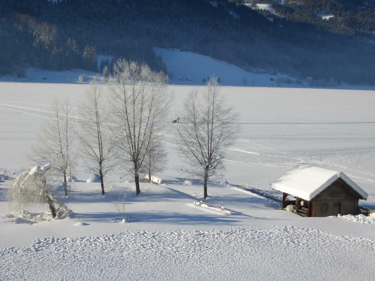 Pension Haus Edelweiss Hotel Weissensee Exterior photo